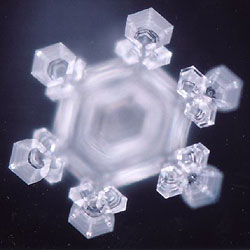 Eiskristall, photographed by Masuro Emoto