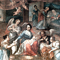 Maria Geburt, Italien 17 Jhdt.